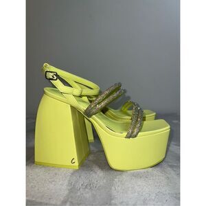 NEW Mila Jewel Ankle Strap Platform Sandal Sam  Edelman 8